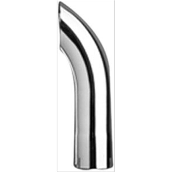 Striker CTD1250 Chrome Plated 1.25 In. Double Turn Down Exhaust Tip ST90121